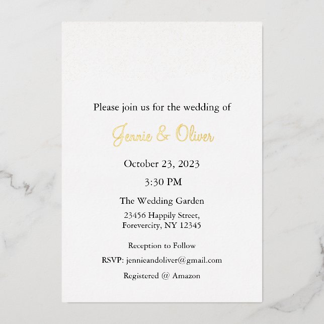 Einladung zur Hochzeit, Hochzeitstag, Boden, Spitz (Vorderseite)