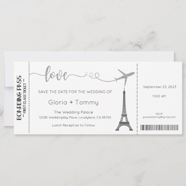 Einladung zur Hochzeit, Hochzeitstagung, Liebe (Vorderseite)