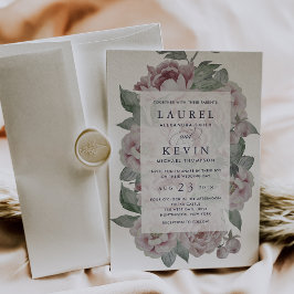 Einladung zur Hochzeit im englischen Garten