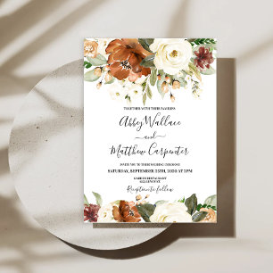 Einladung zur Hochzeit im Herbst