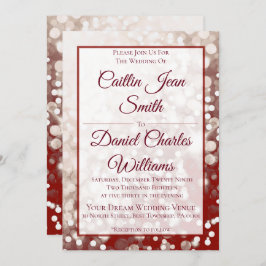 Einladung zur Hochzeit im Herbst - Champagner und 