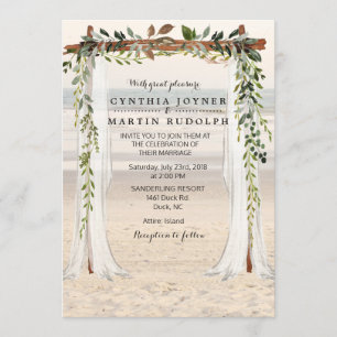 Einladung zur Hochzeit in Beach Arbor