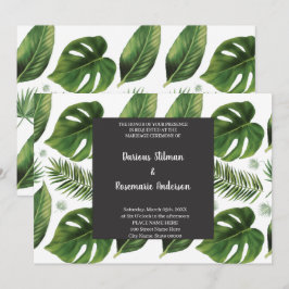 Einladung zur Hochzeit in Tropical Palm