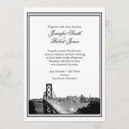 Einladung zur Hochzeit in Urlaubsort San Francisco