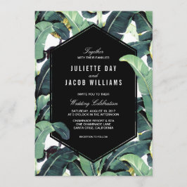 Einladung zur Hochzeit in Urlaubsort tropischer Pf