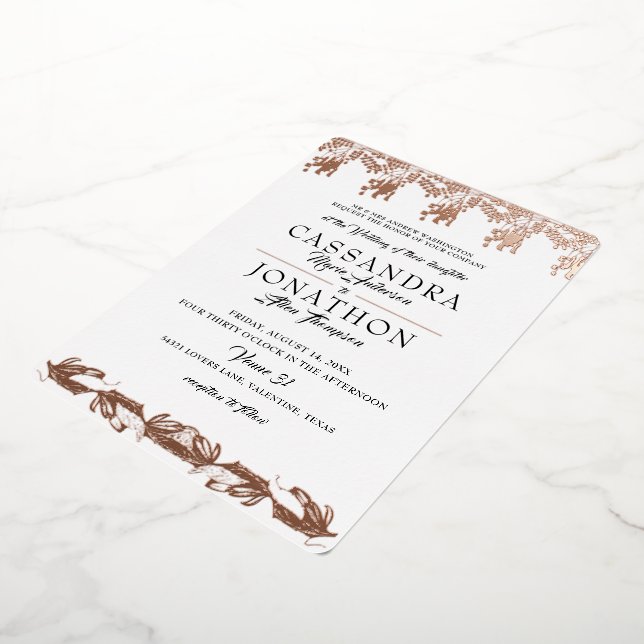 Einladung zur Hochzeit - Jugendstil & Gedicht 5 (Gedreht)