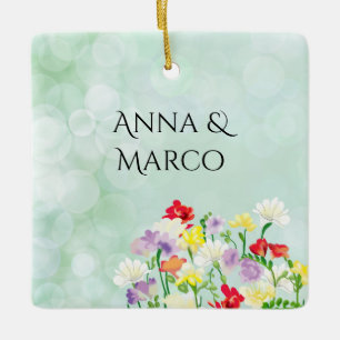 Einladung zur Hochzeit Keramikornament