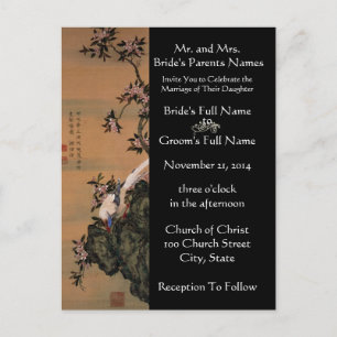 Einladung zur Hochzeit Künstler Hiroshige Utagawa