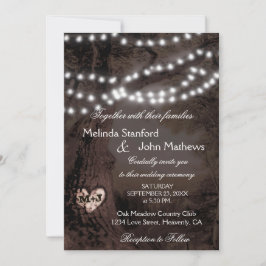 Einladung zur Hochzeit | Leuchtbaum