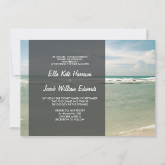 Einladung zur Hochzeit // Moderne Beach Collection
