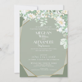 Einladung zur Hochzeit | Moderne geometrische Wild