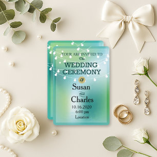 Einladung zur Hochzeit niedlicher Glühbirnen