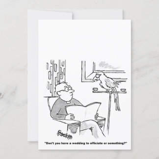 Einladung zur Hochzeit personalisierter Cartoon