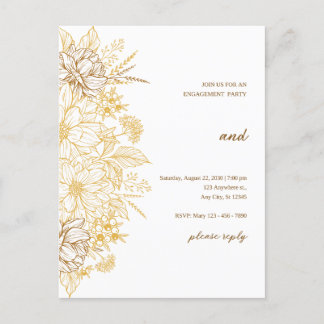 Einladung zur Hochzeit Postkarte