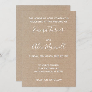 Einladung zur Hochzeit   Skript für Papier