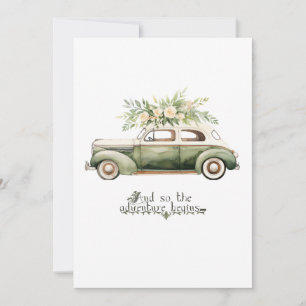 Einladung zur Hochzeit. Und so beginnt das Abenteu