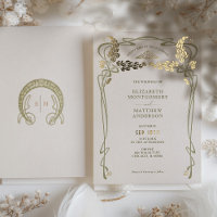 Einladung zur Hochzeit Vintager Minimalistischer J