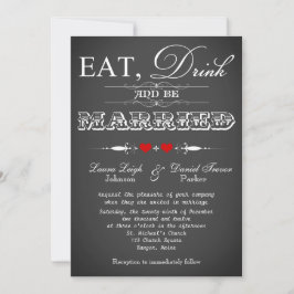 Einladung zur Hochzeit Vintager Typografie 10