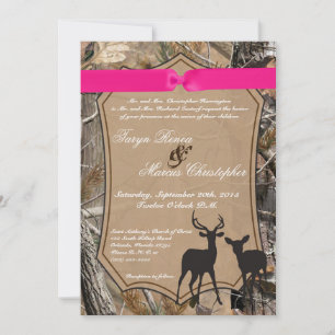 Einladung zur Hochzeit von 12x18 Jägerpaare