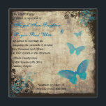 Einladung zur Hochzeit von Blauem Vintagem Schmett<br><div class="desc"></div>