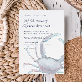 Einladung zur Hochzeit von Blue Crab