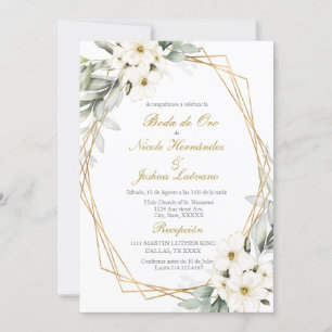 Einladung zur Hochzeit von Boda de oro