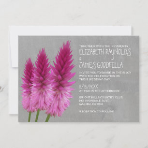 Einladung zur Hochzeit von Celosia
