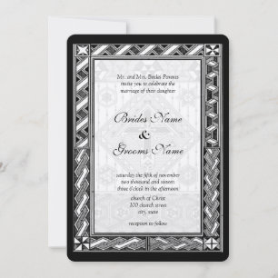 Einladung zur Hochzeit von christlichem Hartglas