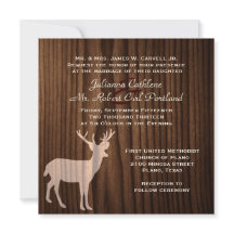 Einladung zur Hochzeit von Dunkelwald-Hirsch