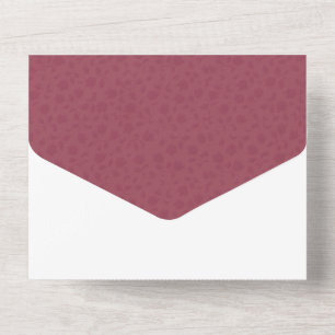 Einladung zur Hochzeit von Floral in einem Burgund