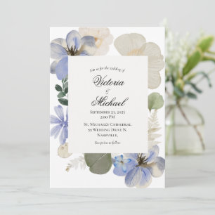 Einladung zur Hochzeit von Floral Watercolor