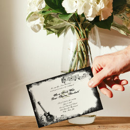 Einladung zur Hochzeit von Funky Electric Gitarre