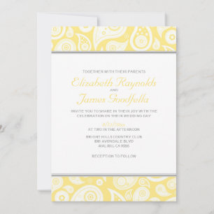 Einladung zur Hochzeit von Gelbpisley