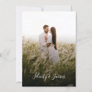 Einladung zur Hochzeit von Grünblättern