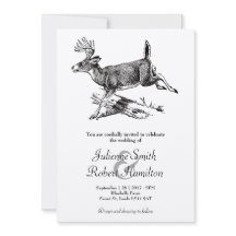 Einladung zur Hochzeit von Hirschwald