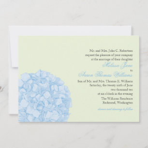 Einladung zur Hochzeit von Hydrangea