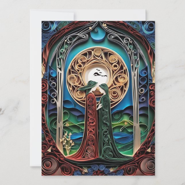 Einladung zur Hochzeit von Lesbian (Vorderseite)