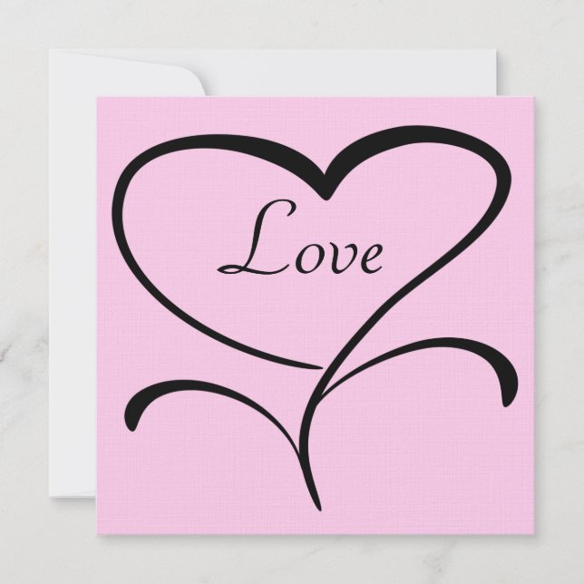 Einladung zur Hochzeit von Lieben (Vorderseite)