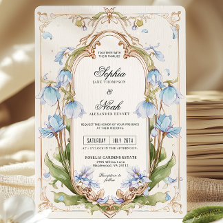 Einladung zur Hochzeit von Light Blue