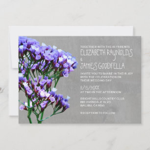 Einladung zur Hochzeit von Limonium