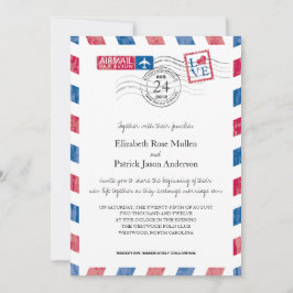 Einladung zur Hochzeit von Luftpost