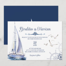 Einladung zur Hochzeit von Nautic Segelyacht