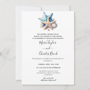 Einladung zur Hochzeit von Nautic Starfish