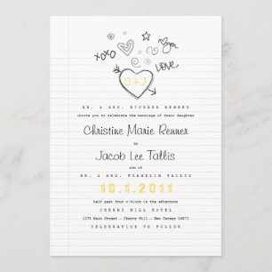 Einladung zur Hochzeit von Notebooks