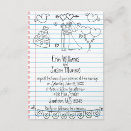 Einladung zur Hochzeit von Notebooks