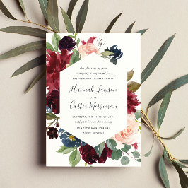 Einladung zur Hochzeit von Radiant Bloom Frame