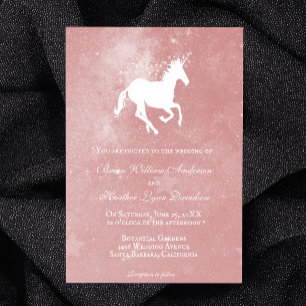 Einladung zur Hochzeit von Rosa Einhorn