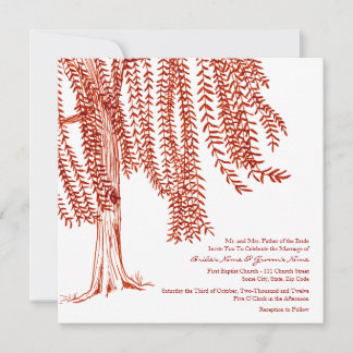 Einladung zur Hochzeit von Rot-Weiß-Wildbaum