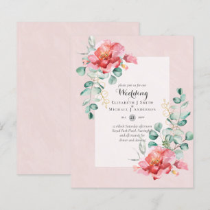 Einladung zur Hochzeit von Roten Flora mit geringe