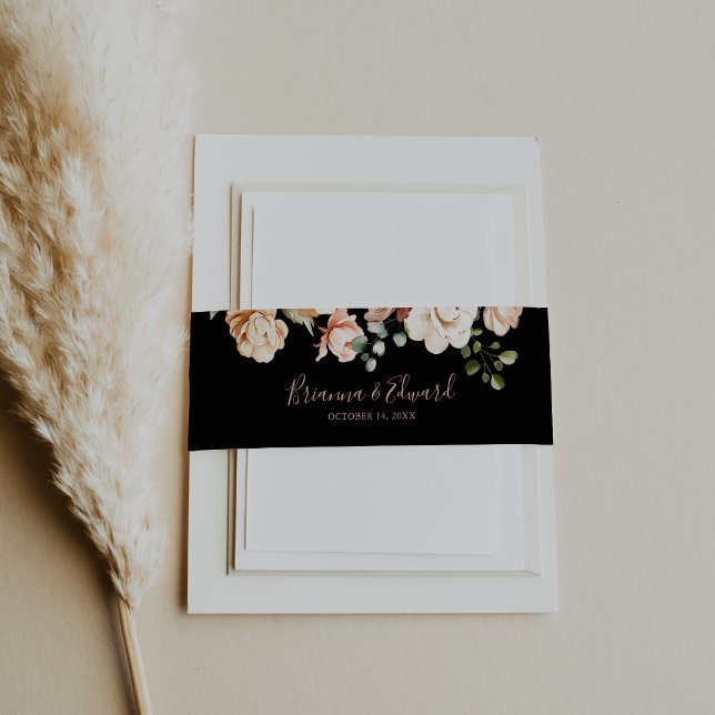 Einladung zur Hochzeit von Royal Floral Einladungsbanderole (Von Creator hochgeladen)